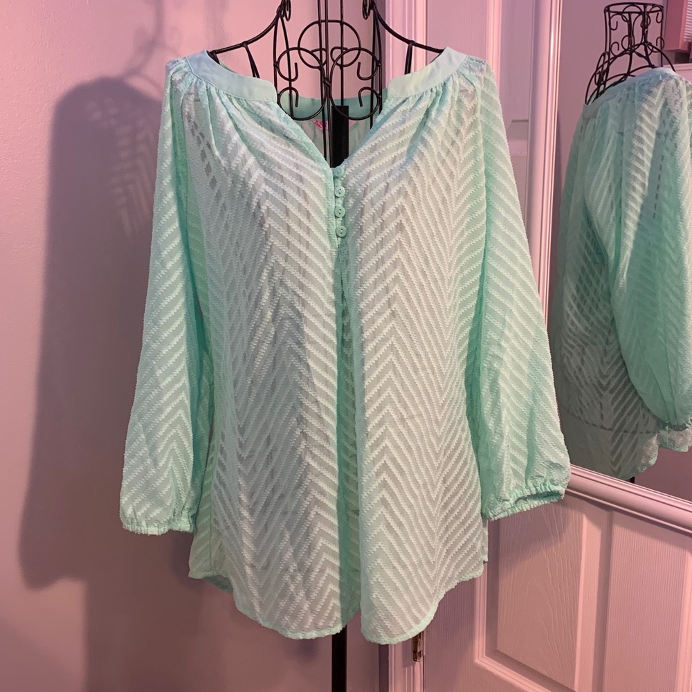Candie’s Mint Green Blouse